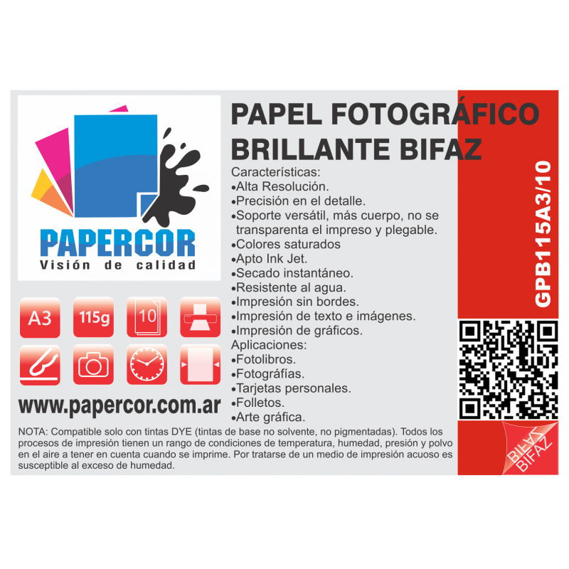 GLOSSY PAPER BIFAZ GLOSSY PAPER BIFAZ